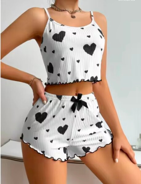 Ensemble Pyjama Femme Cœur