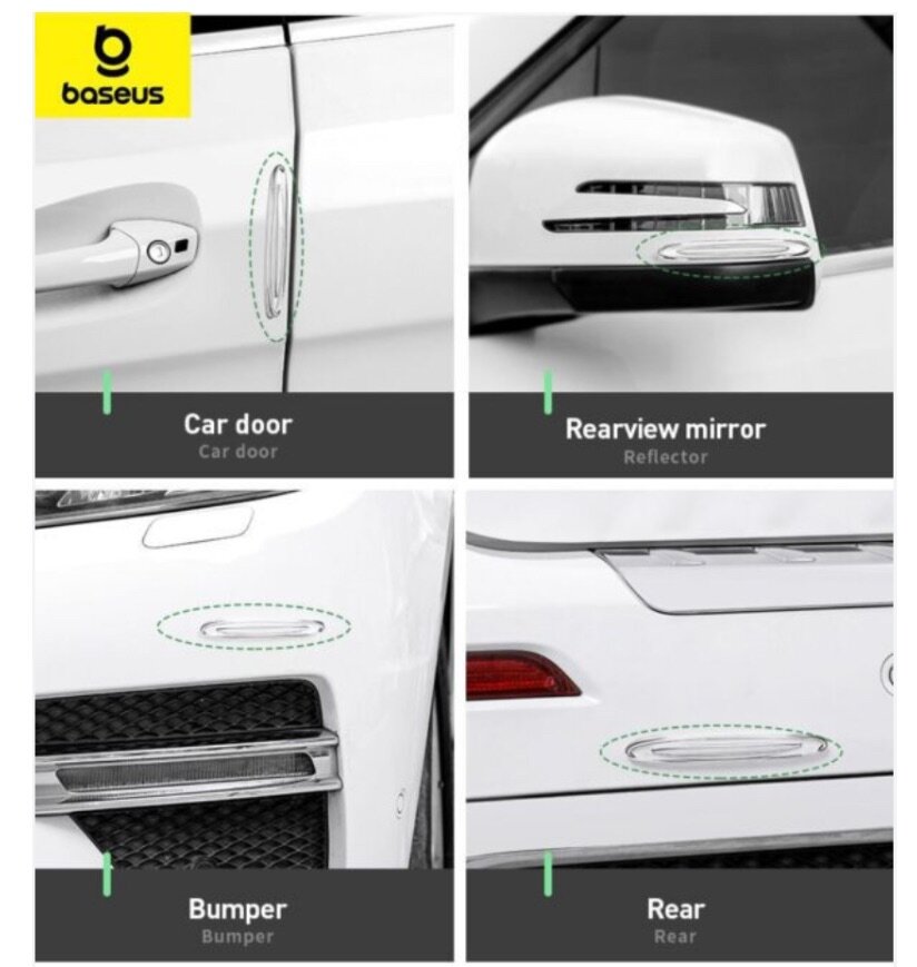 Baseus Protecteur De Porte De Voiture Transparent CRFZT-A02