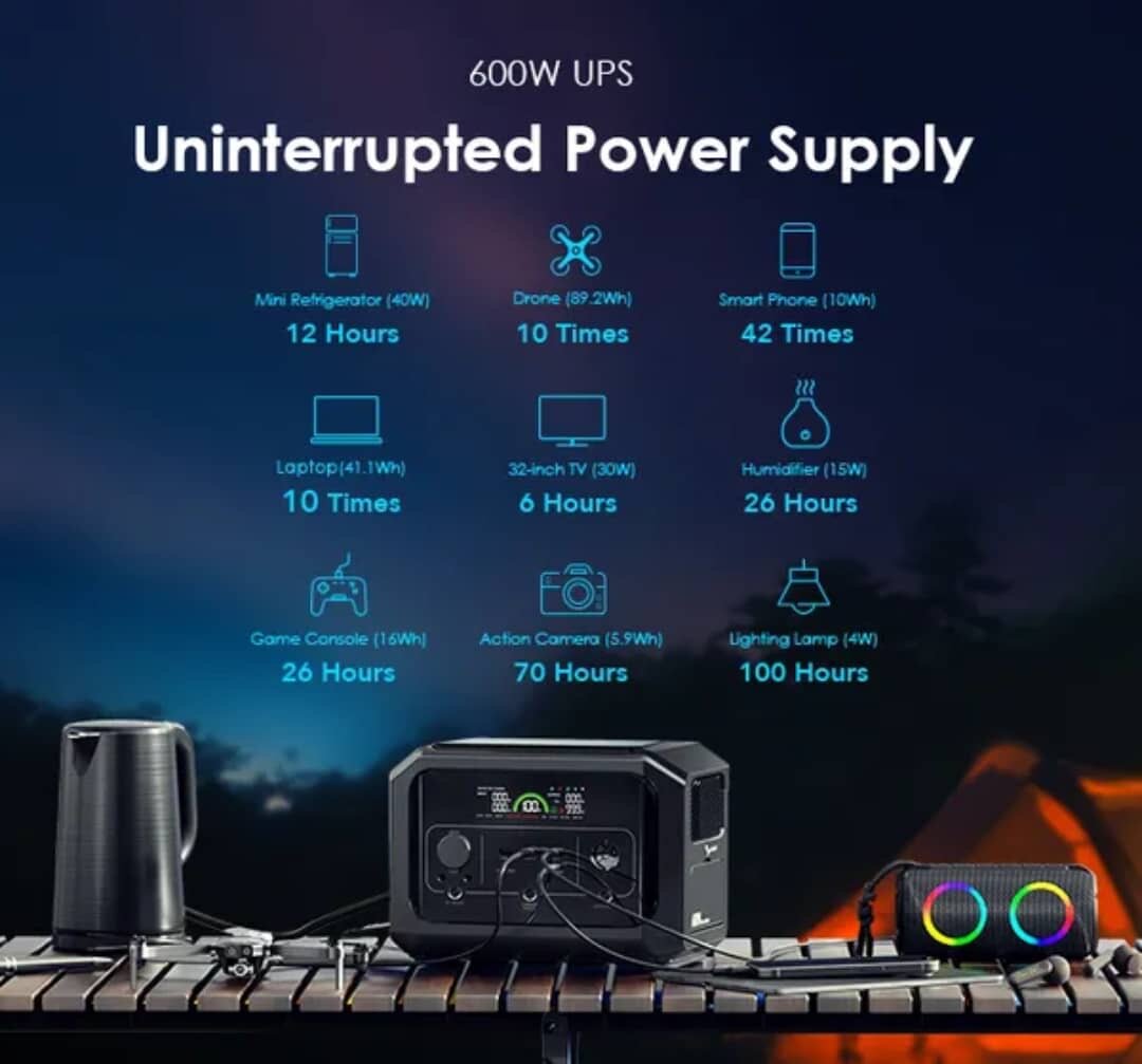 Générateur Portable Oraimo 600W