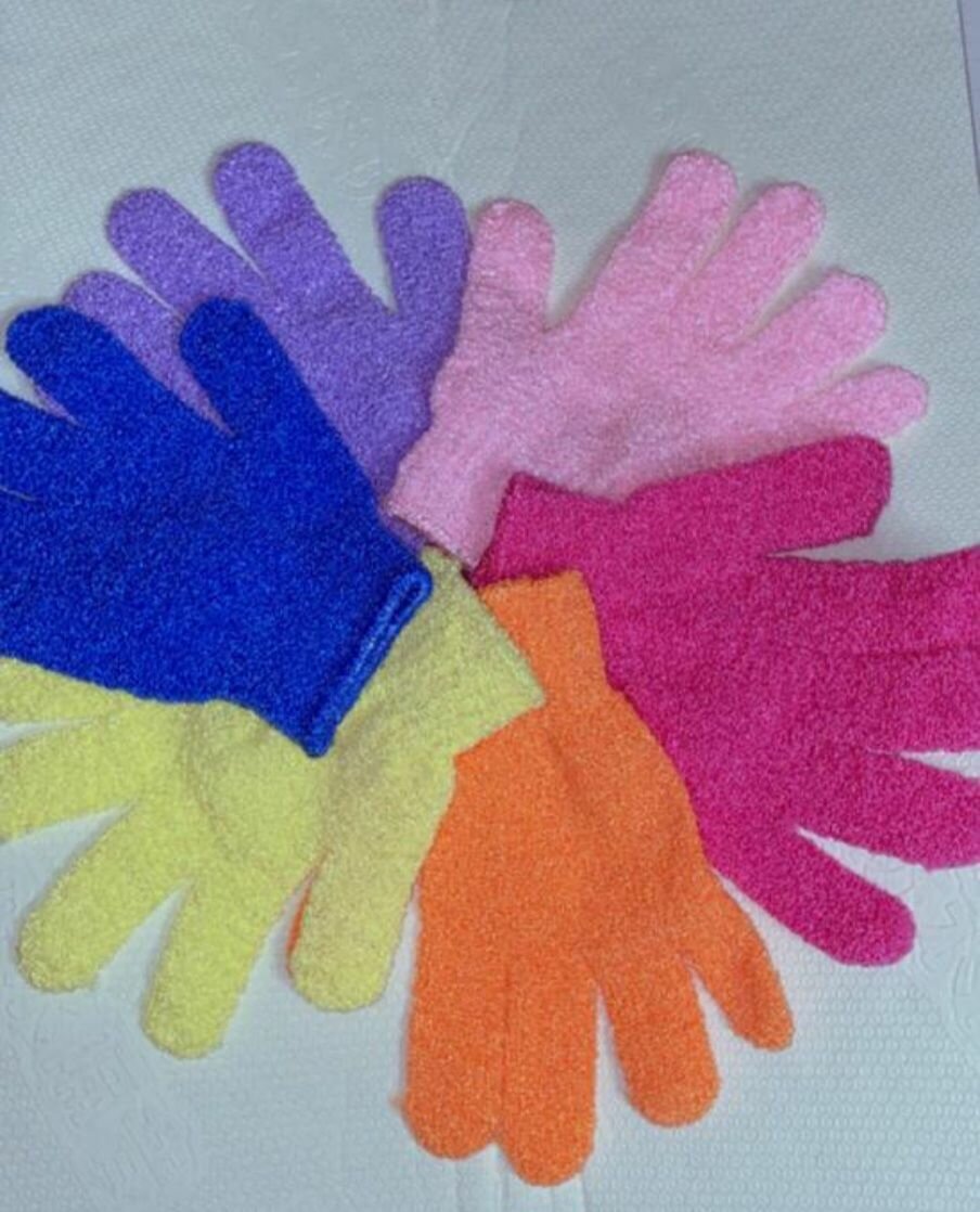 3 à 1000f Gants exfoliants dou