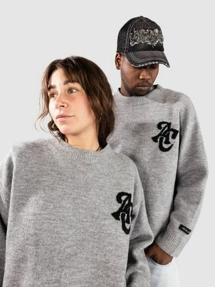 Sweat-shirt gris avec logo