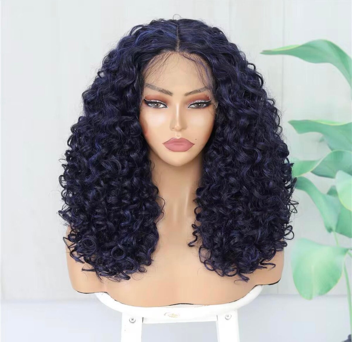 Perruque Bouclée Synthétique