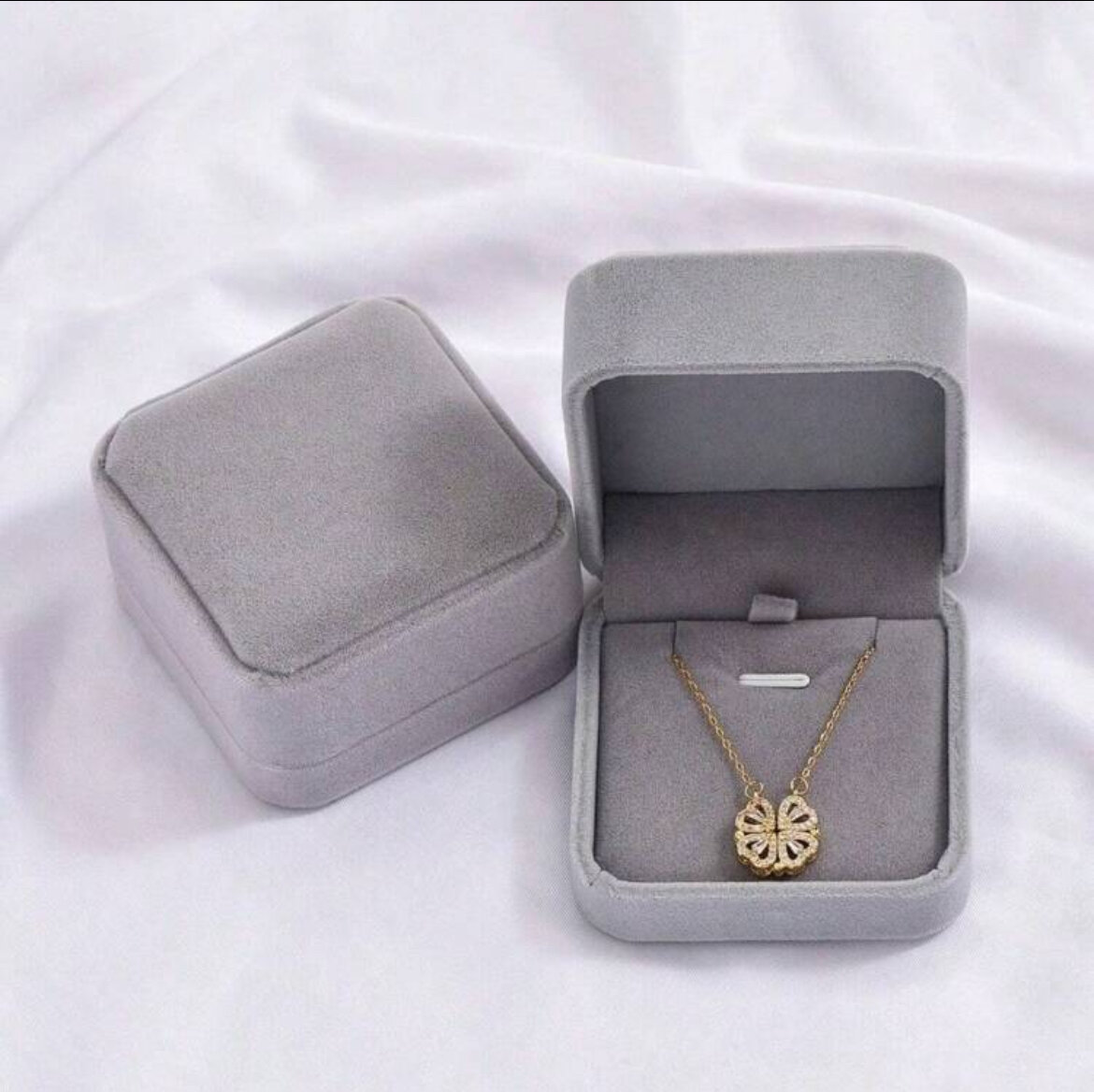 Collier Cœur Doré Élegant