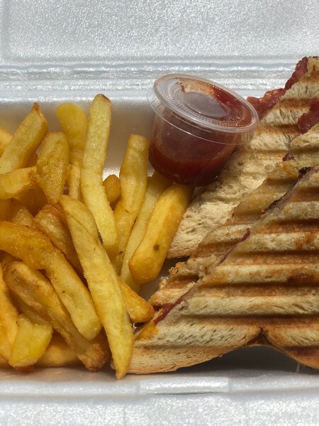 Grilled Sandwich & Fries Combo