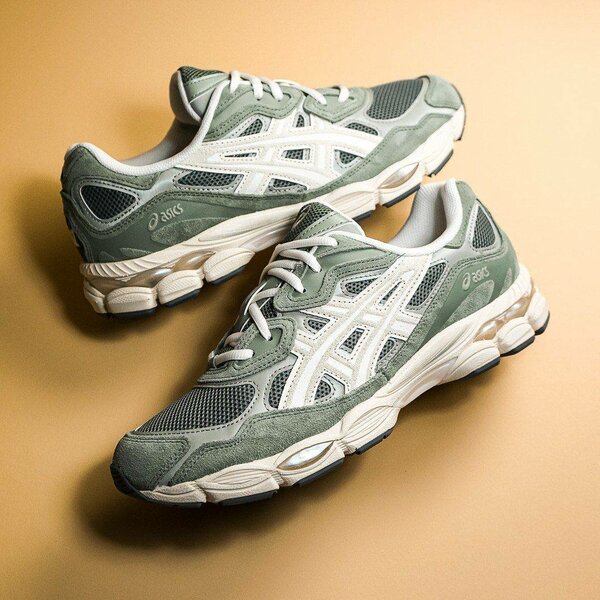 Asics vert blanc