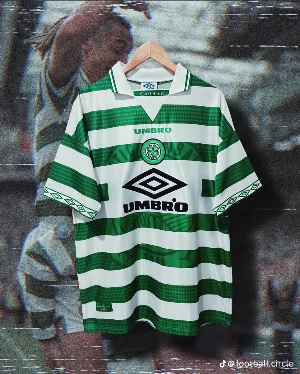 Maillot de football rétro vert