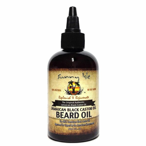 Sunny Isle Jamaican Black Castor Oil Beard Oil  4 oz.