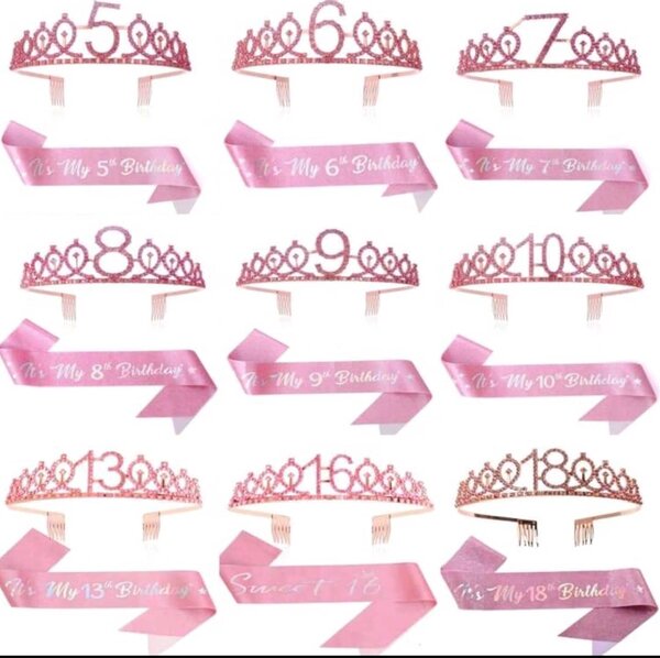 Diadème d'anniversaire enfant