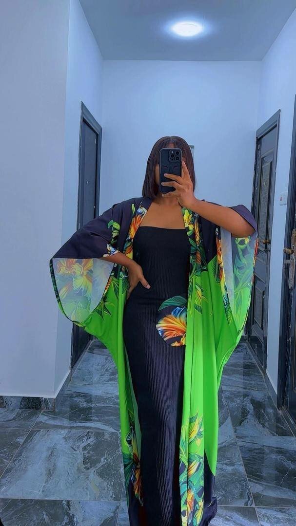 Robe longue élégante imprimée