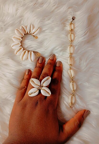 Ensemble Bijoux Coquillage Exotique