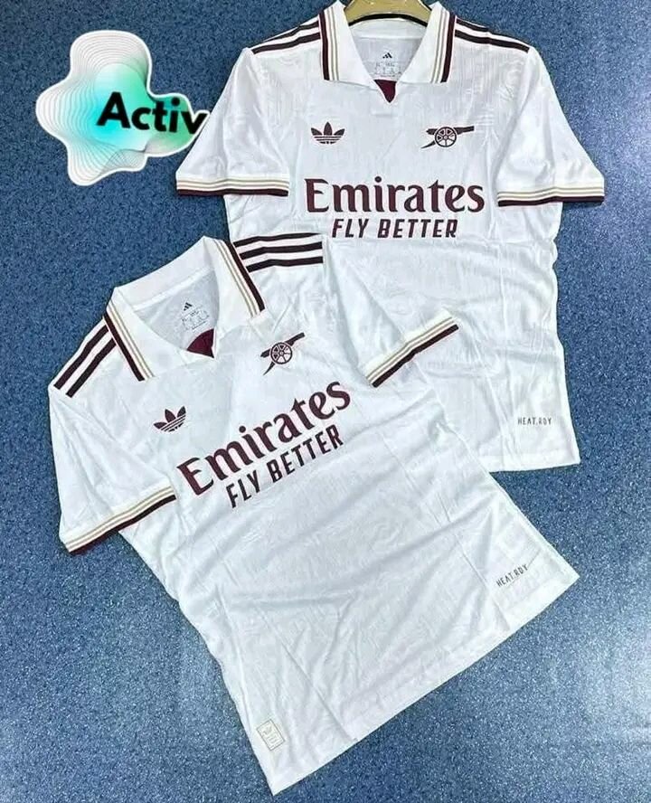 Maillot de foot adidas blanc homme