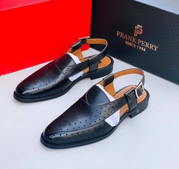 Frank Perry Solid Leather Formal Shoes