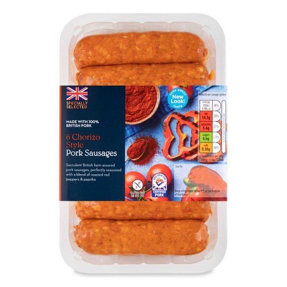 Specially Selected Sausages 400g/6 Pack