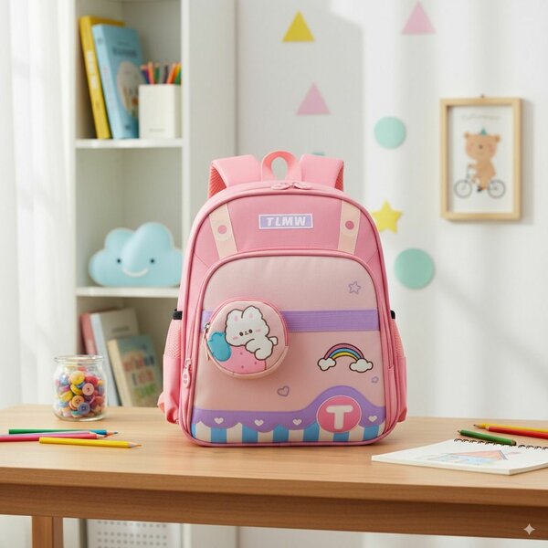 Cartable Écolier Rose Enfant