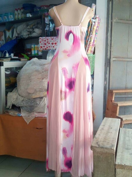 Robe longue imprimée élégante