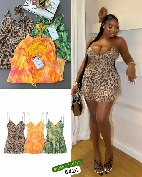 Robe d'été imprimée femme