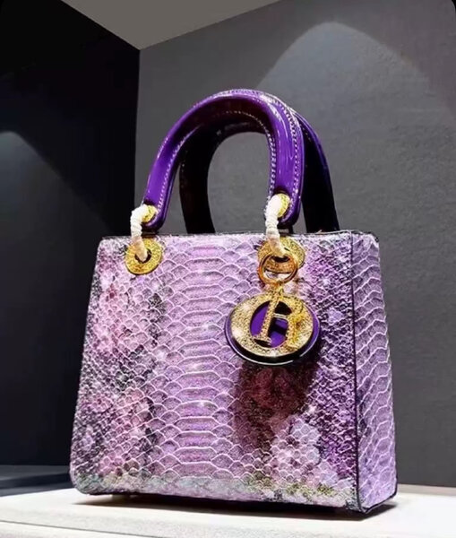 Sac à main violet luxe