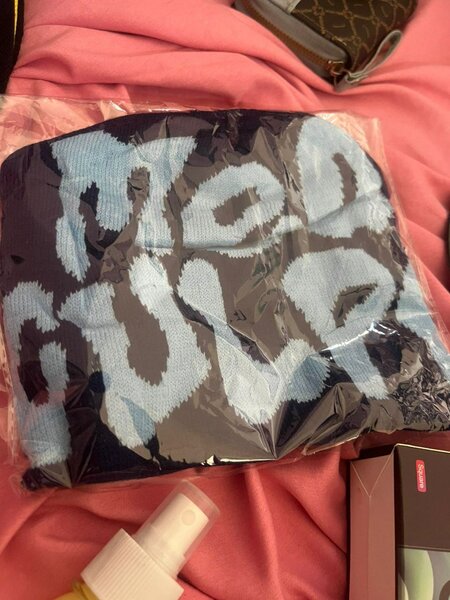 Bonnet tricoté motif