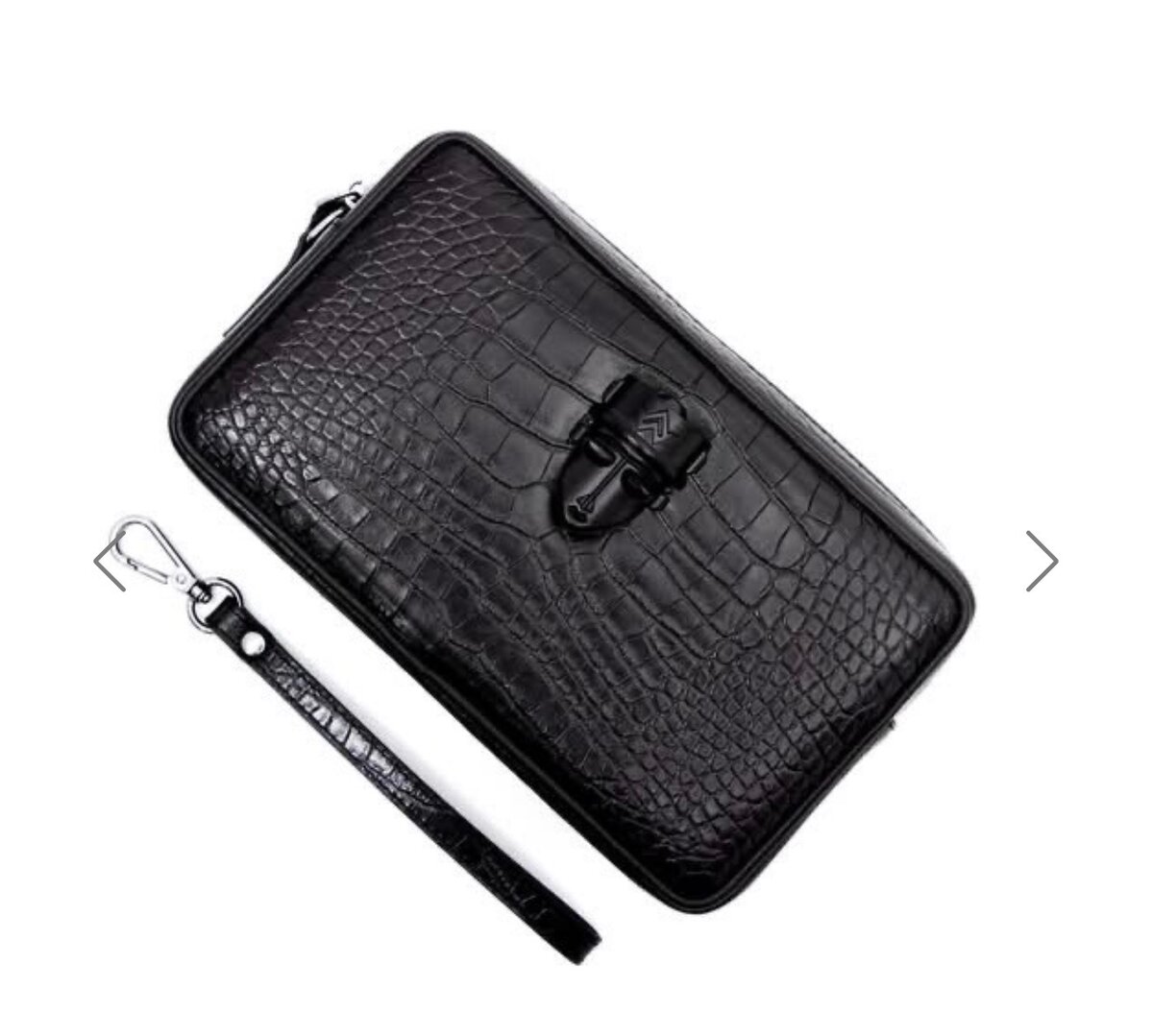 Sac homme aliwax croco noir