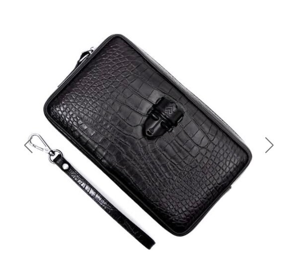 Sac homme aliwax croco noir