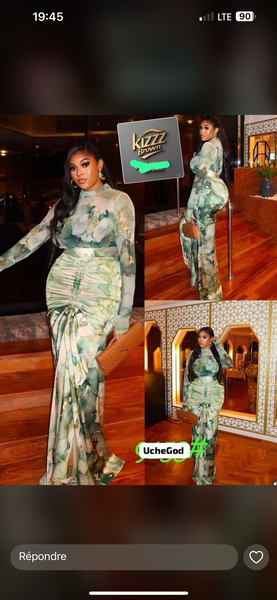 Robe Longue Imprimé Floral