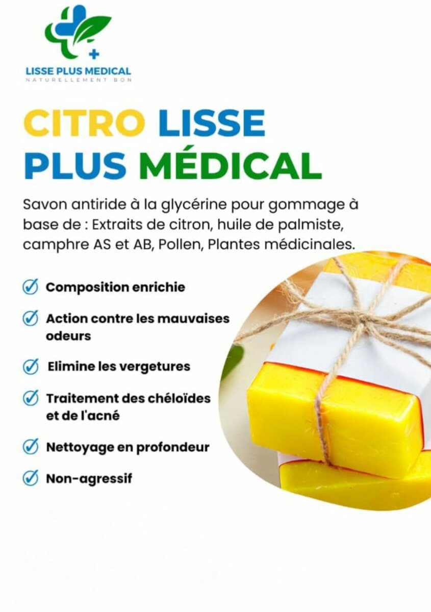 Savon visage CITRON-CAR0-DERMA