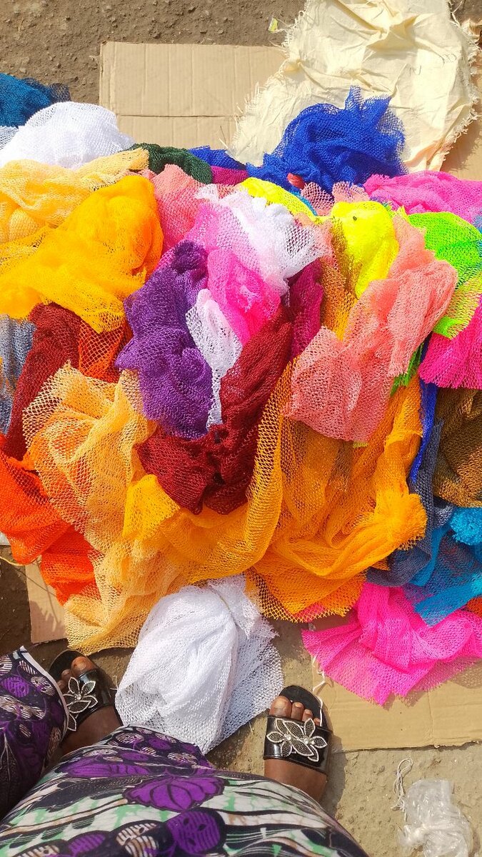 Éponges exfoliantes pour bain