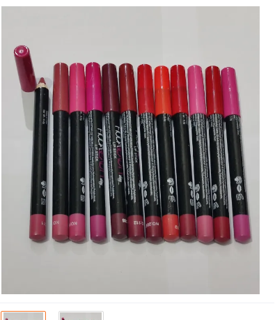 Lip Pencils Beautiful Colour Pack of 12