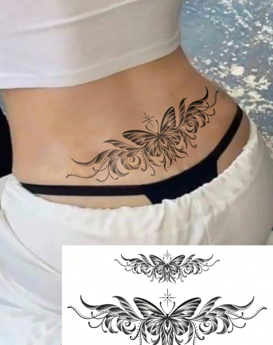 Tatouages temporaires papillon