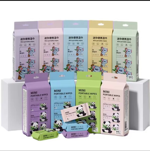 Lingettes Mini Portables