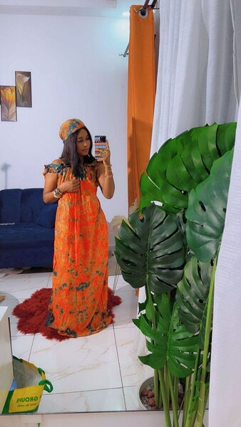 Robe africaine moderne