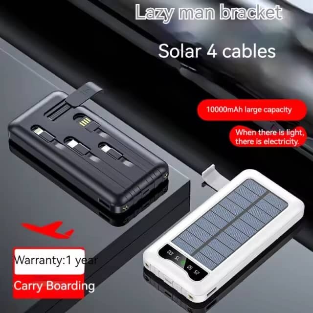 Chargeur solaire portable 10000mAh