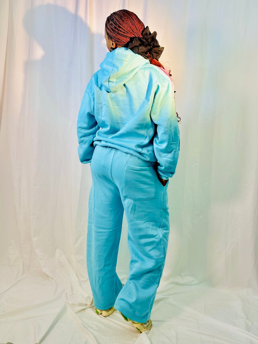 Bold Blue Tracksuit Set