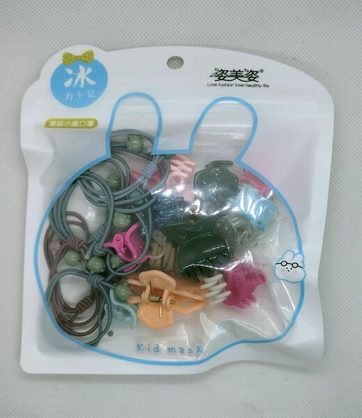 Hair Accessories Ponies & Clips- 12 Pack Minimum @ 120