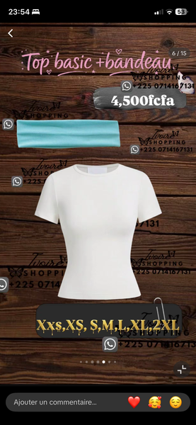 T-shirt basique femme