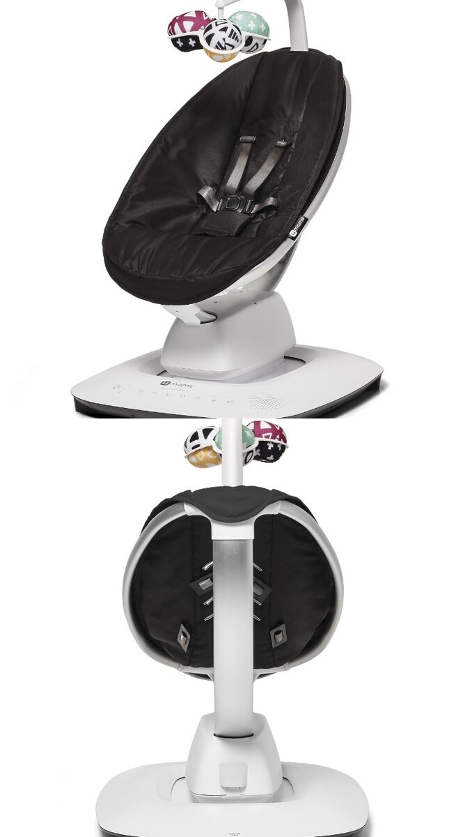 Кресло-качалка 4moms mamaRoo New черная