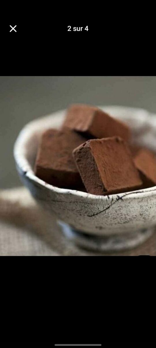 Chocolat artisanal en cubes