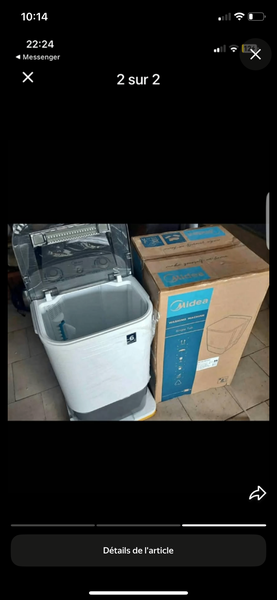 Lave-linge compact Midea