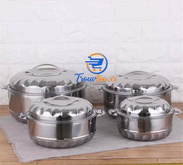 Casseroles en acier inoxydable