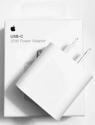 Apple 20W USB-C Power Adapter - iPhone Charger with Fast Charging Capability, Type C Wall Charger