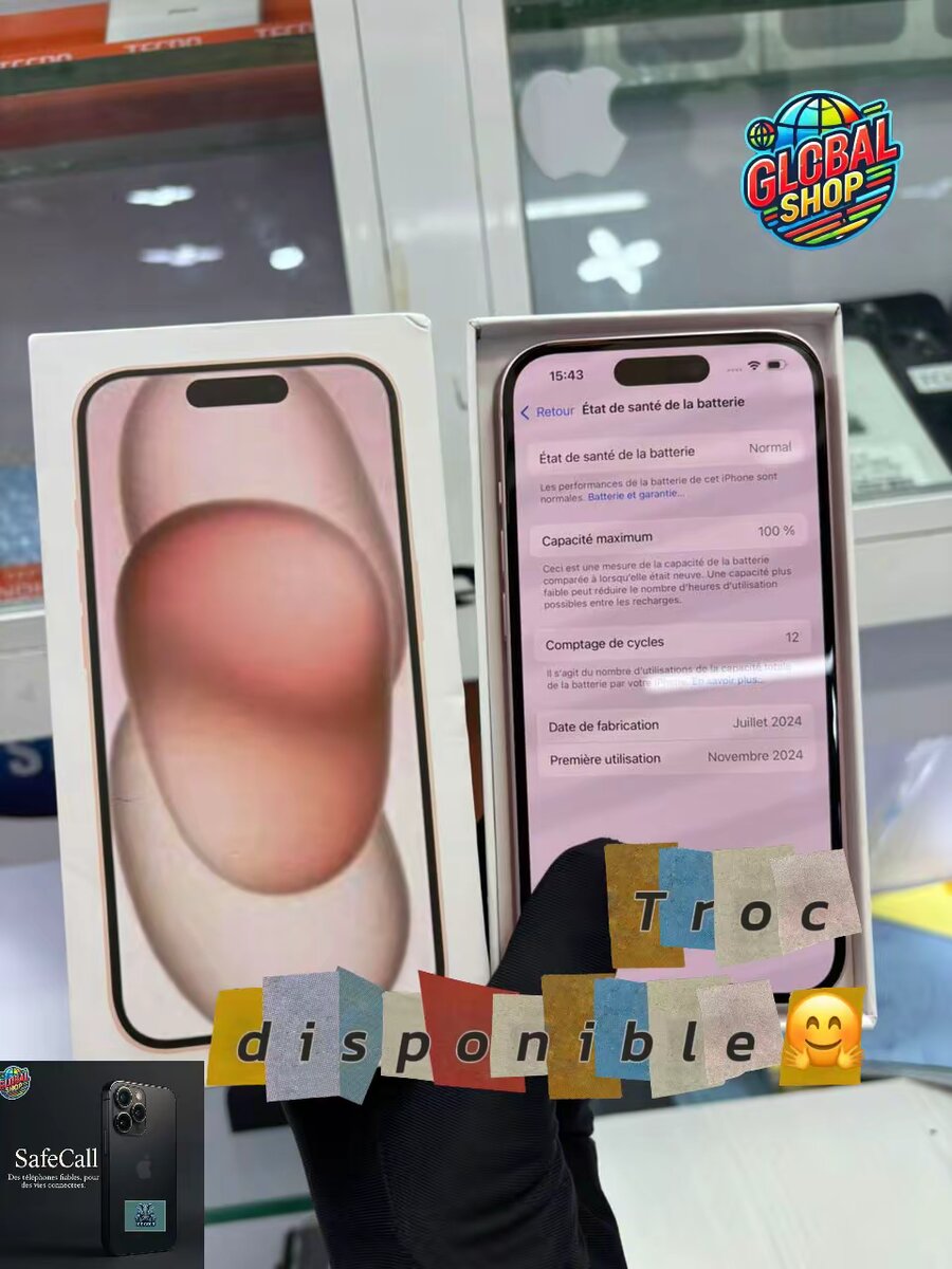iPhone 15 Plus 256GB Rose
