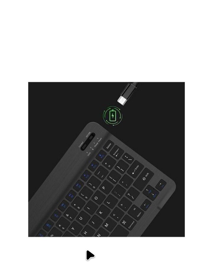 Clavier Bluetooth Ultra-fin Rechargeable