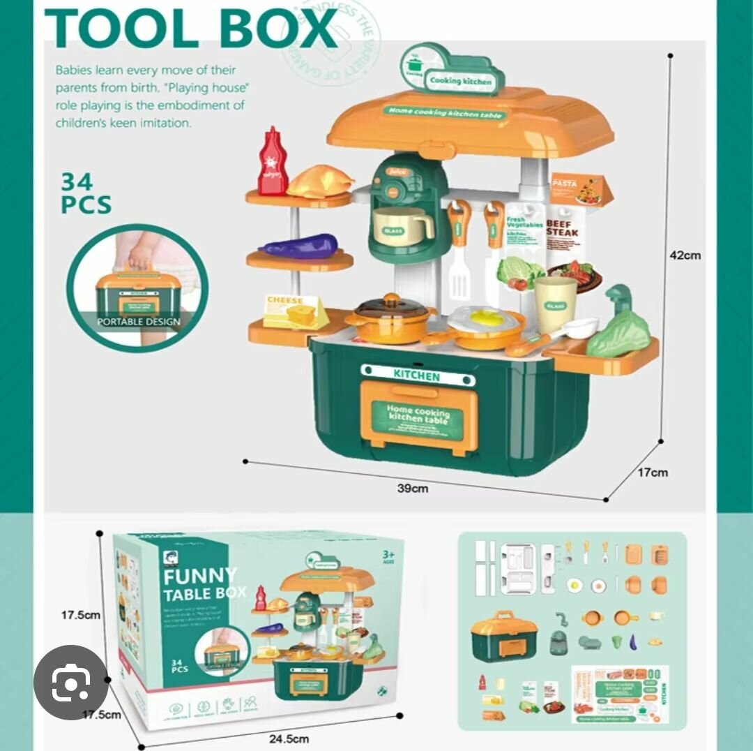 Cuisine Jouet Enfant 34 Pièces