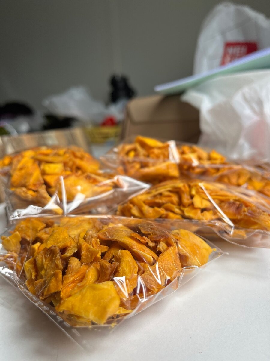 Mangues séchées en sachets