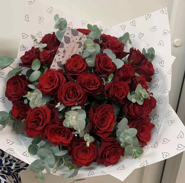 Bouquet de roses artificielles