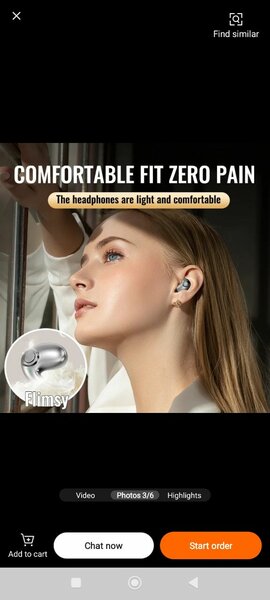 Écouteurs sans fil confortables