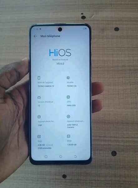 Smartphone Tecno Camon 19