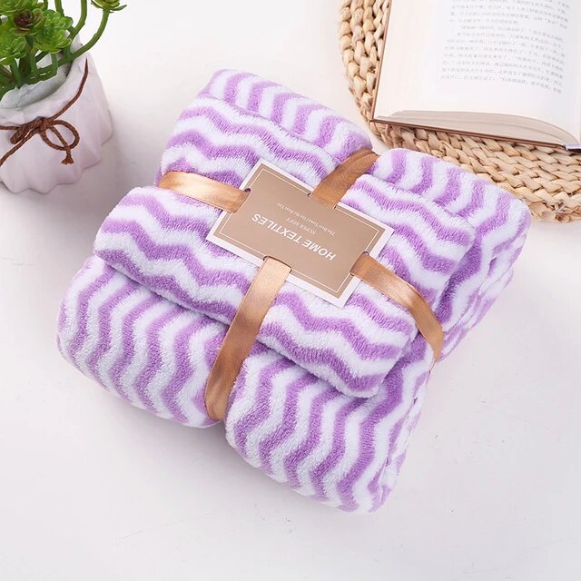 Superabsorbant microfibre towel set