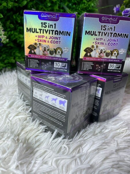 Multivitamines 15-en-1 pour chiens