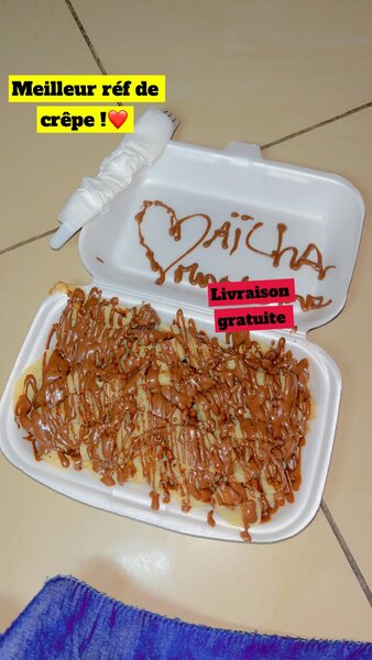 Crêpes avec nutella